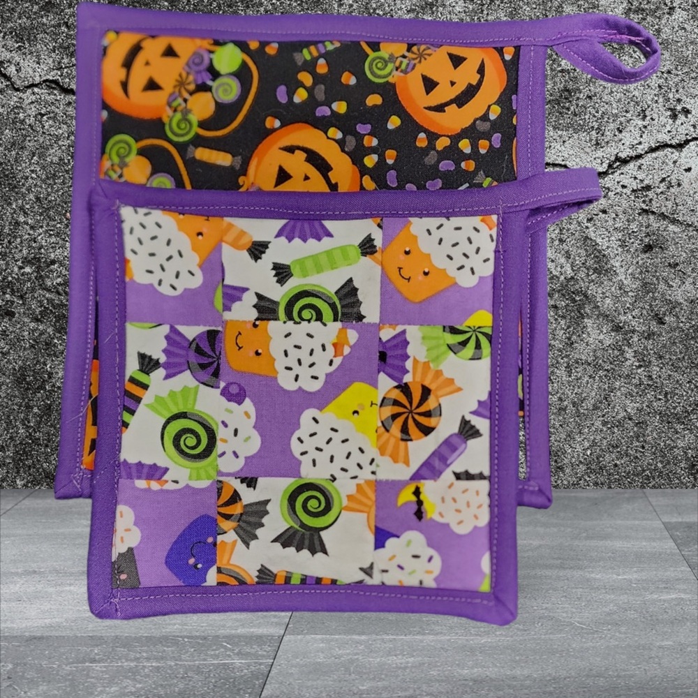 Halloween Themed Pot Holders